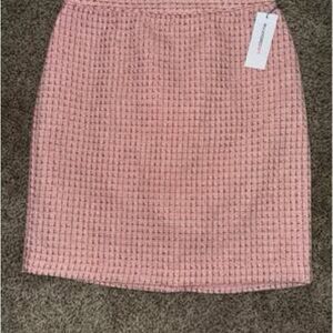 Liz Claiborne Pink Textured Mini Skirt